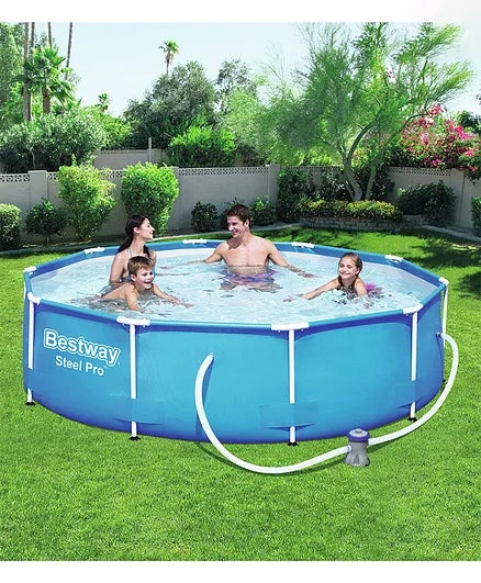 Swimming Pool Set Steel Pro - Blue